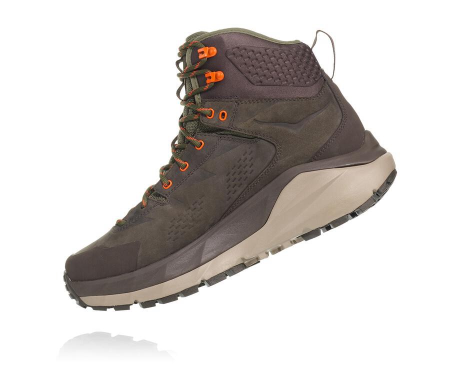 Hiking Boots Mens - Hoka One One Kaha GORE-TEX - Brown - MTWRJNY-17